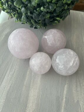 Lavender quartz sphere